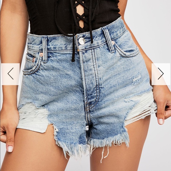 Free People Pants - Free People Loving Good Vibrations Cutoffs NWT